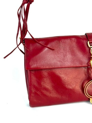 Prada Flap Calf Leather Bag