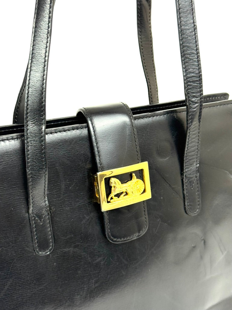 Celine Leather Tote Bag