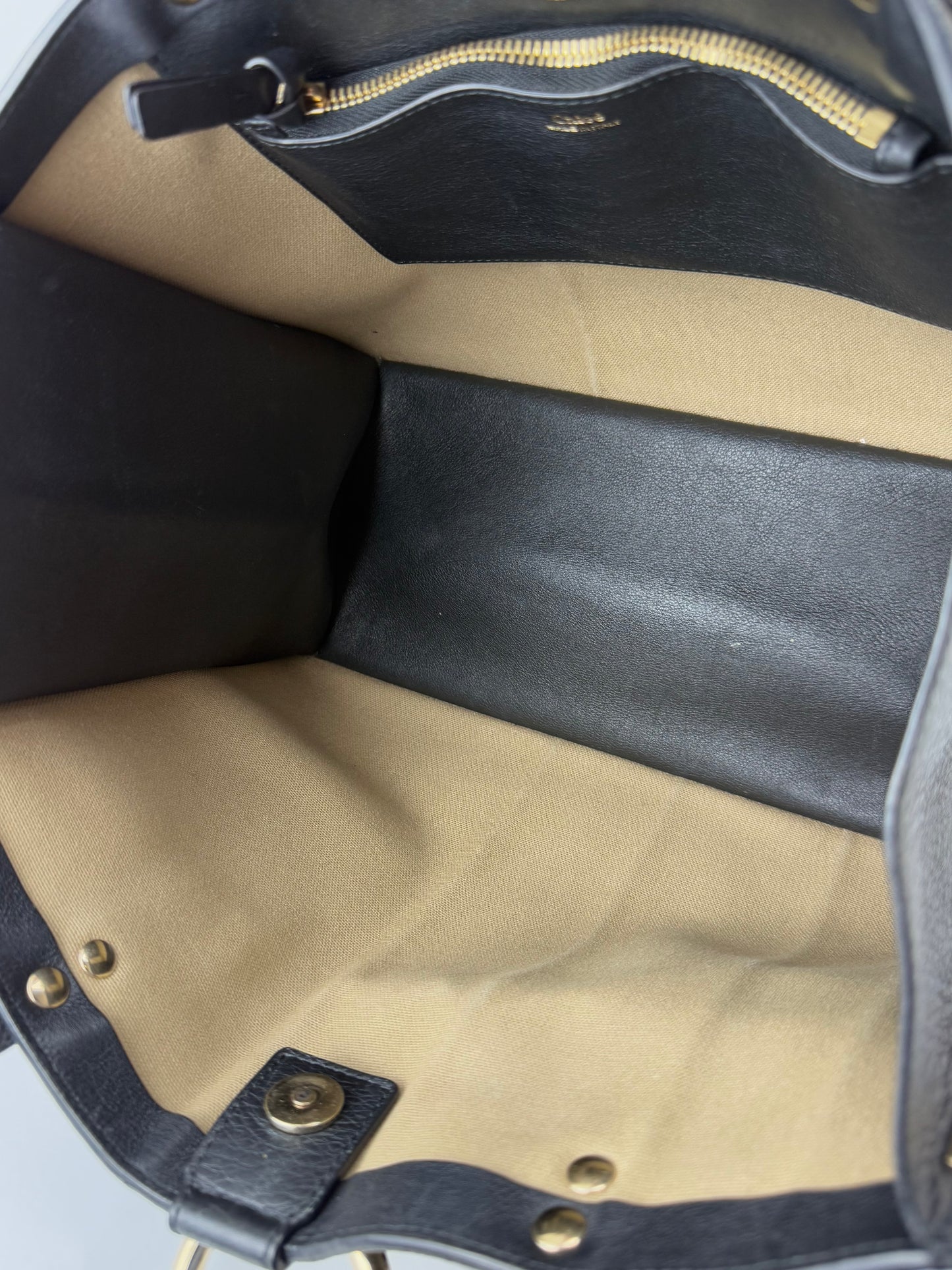 Chloé Faye Leather Tote Bag