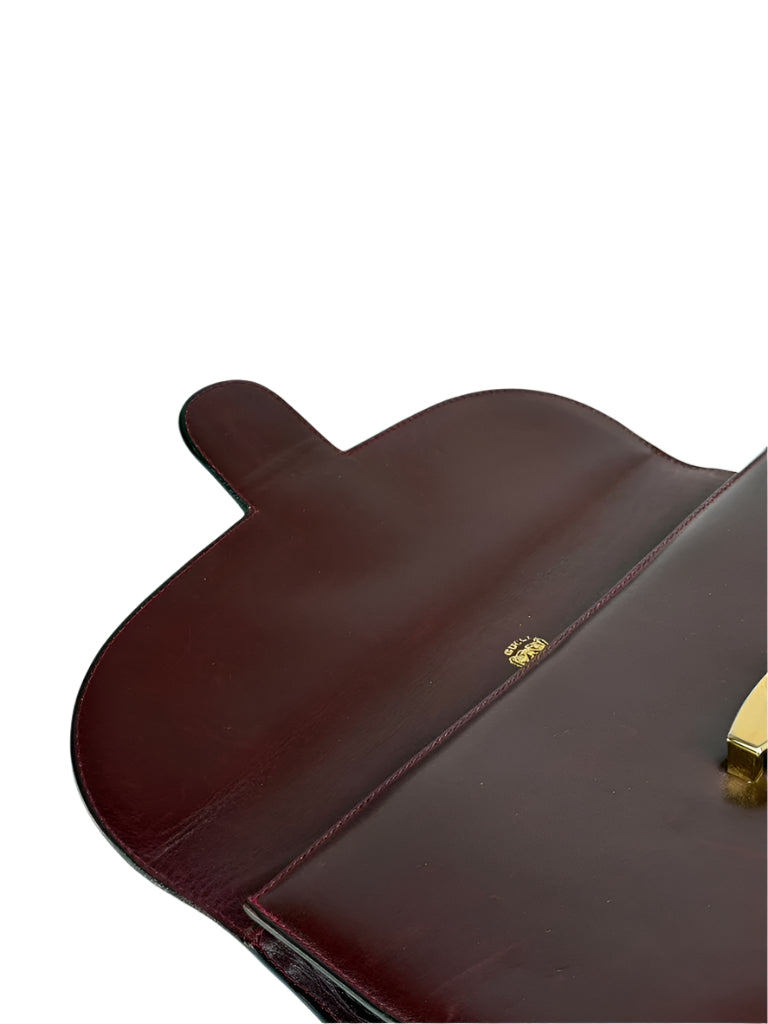 Gucci Vintage Clutch in Bordeaux