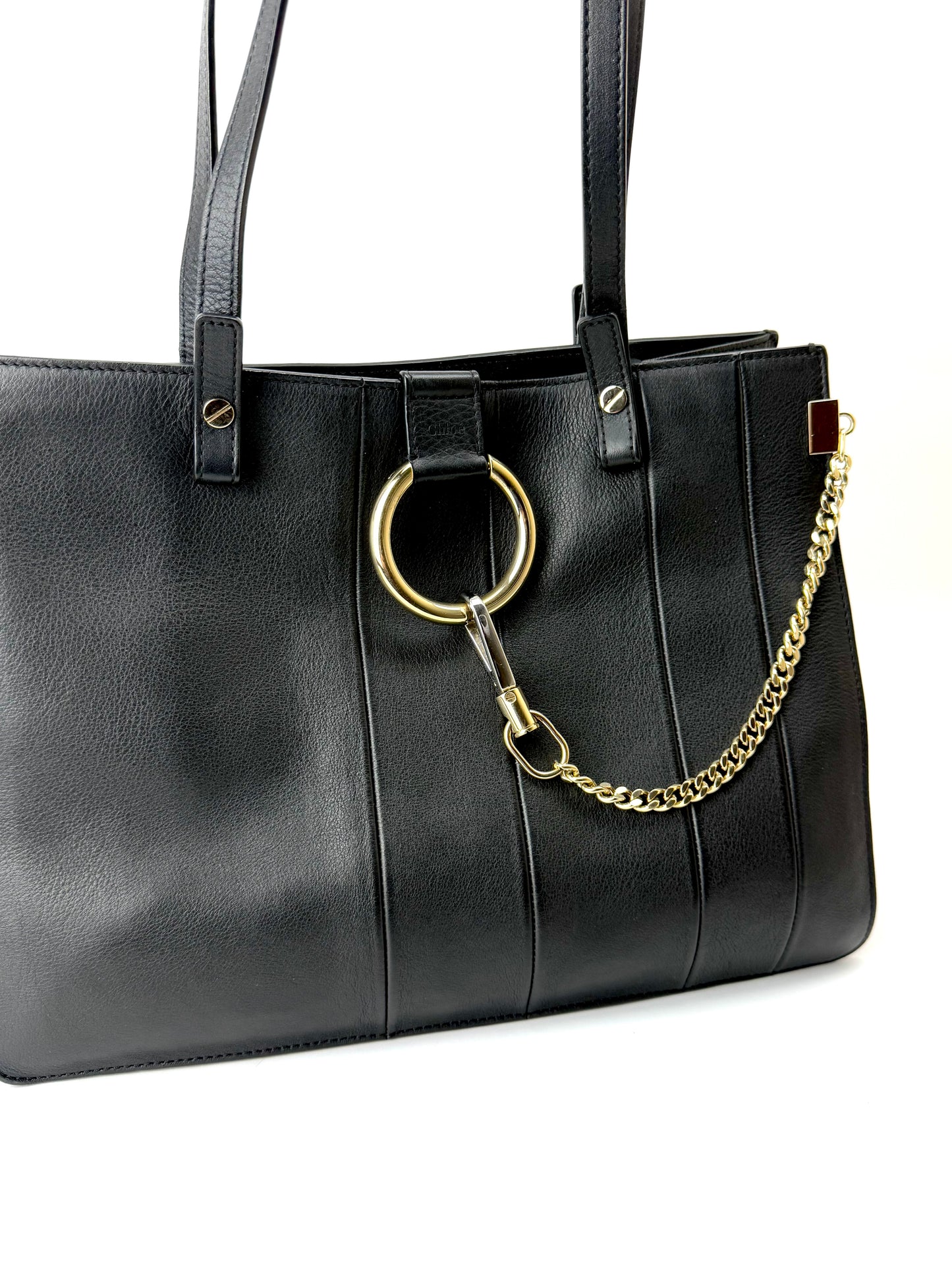 Chloé Faye Leather Tote Bag
