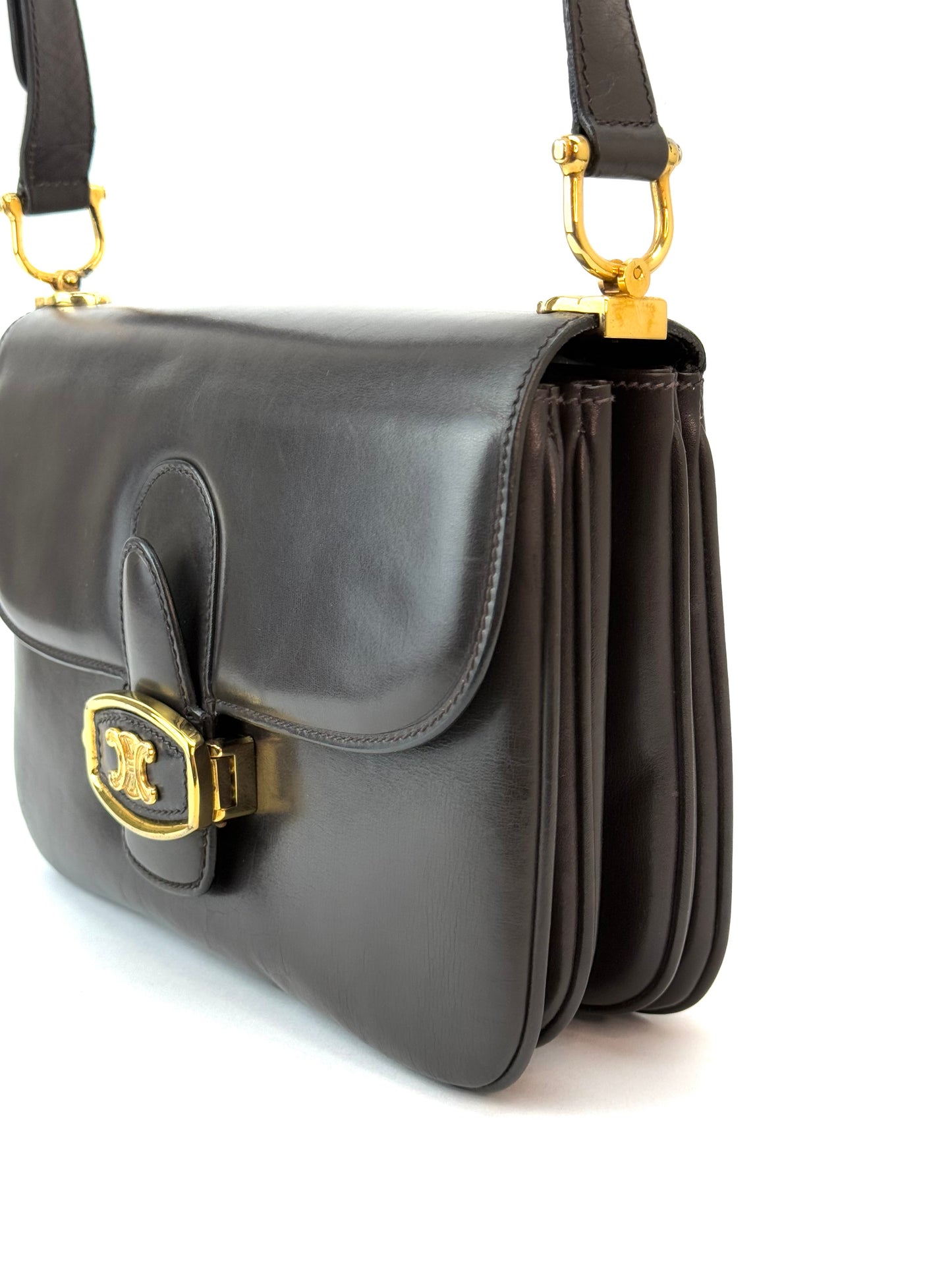 Celine Leather Triomphe Bag