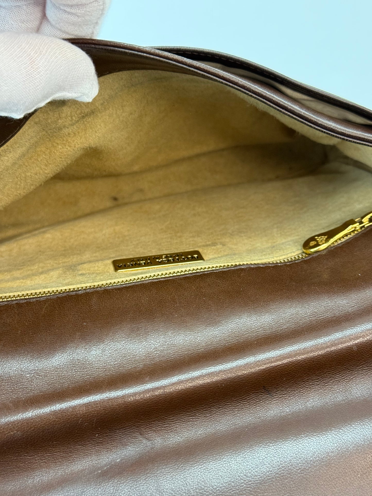 Bottega Veneta Turnlock Intrecciato Bag