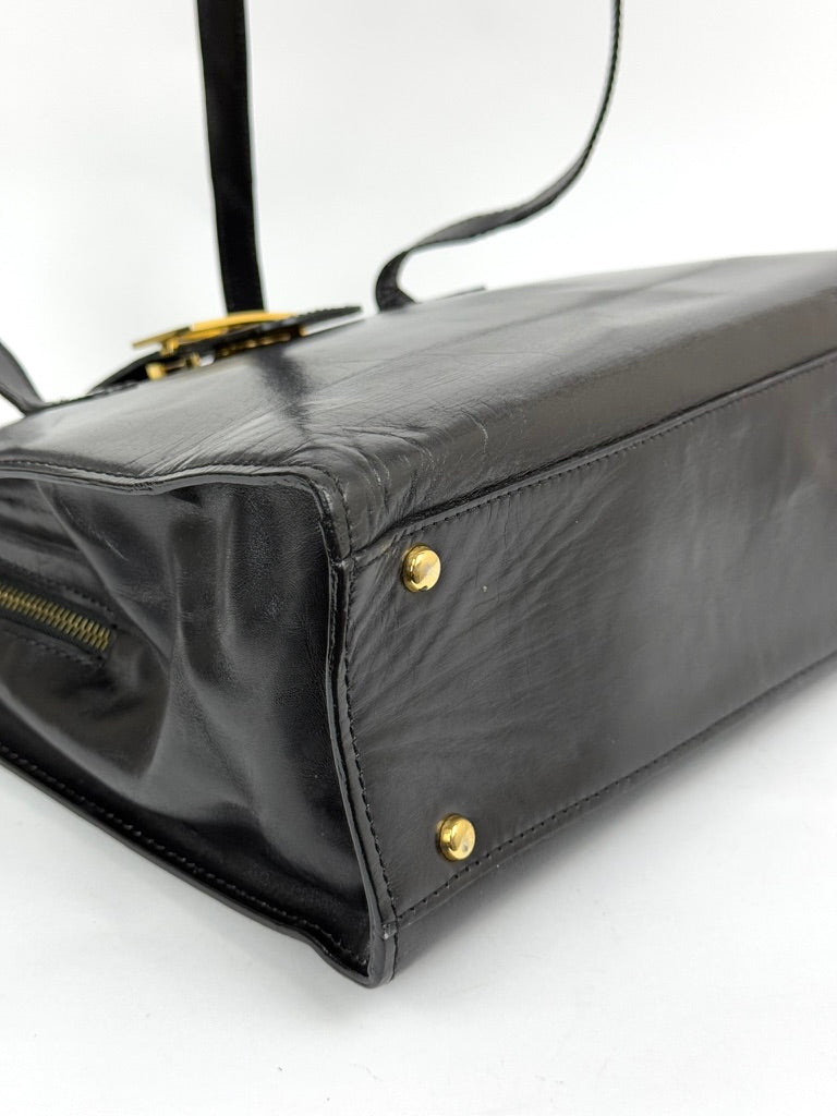 Celine Leather Tote Bag