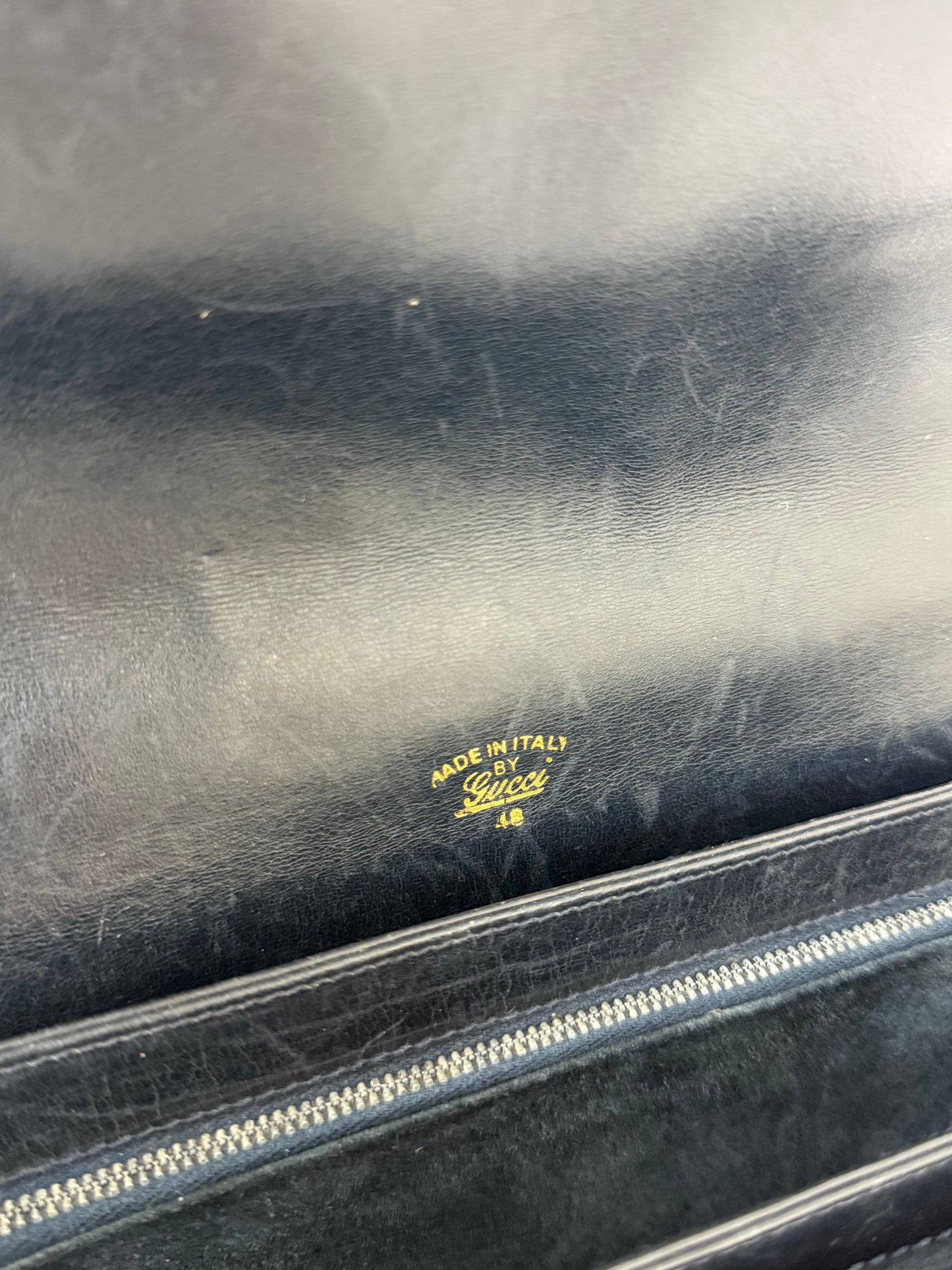 Gucci Horsebit 1955 Canvas x Leather Shoulder Bag