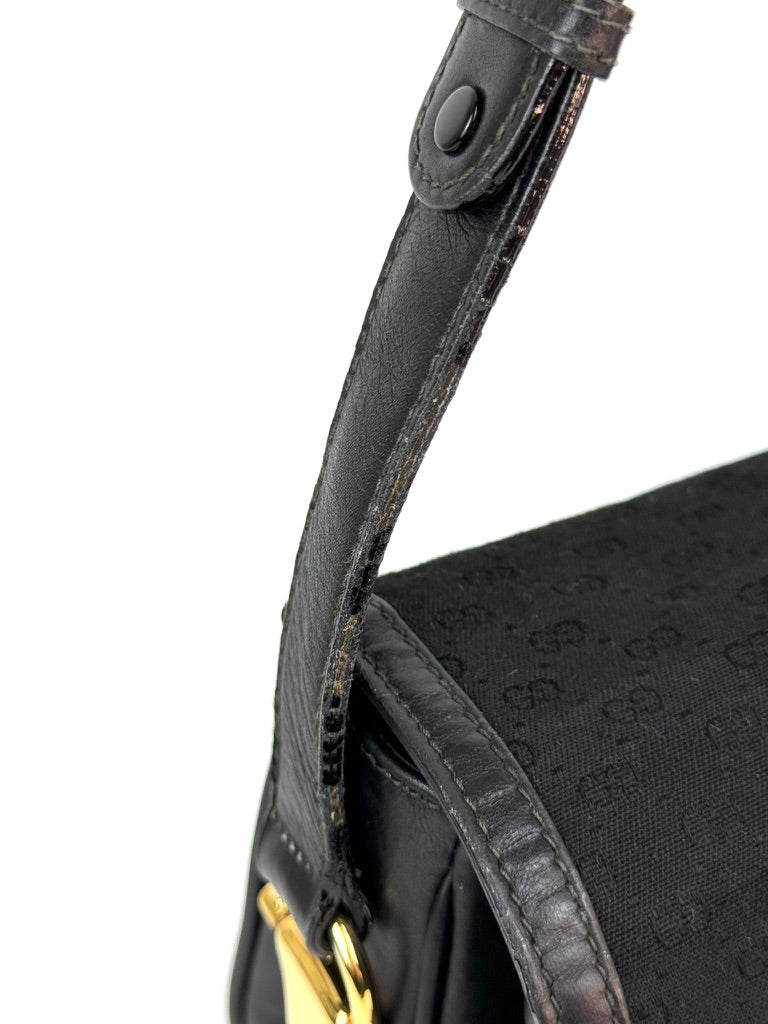 Gucci Horsebit 1955 GG Canvas Shoulder Bag