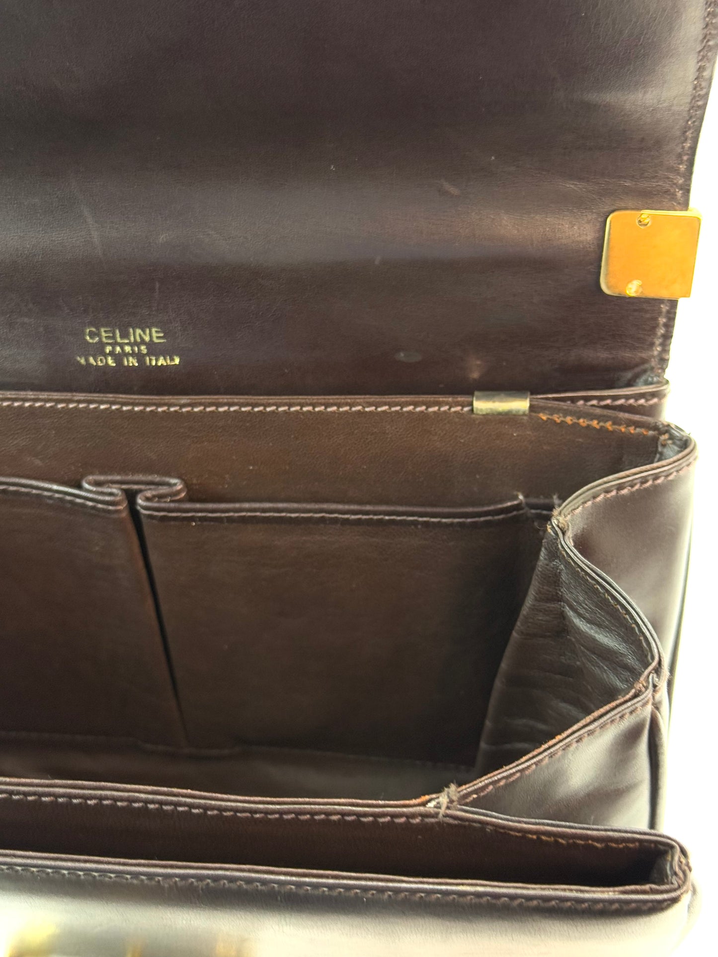 Celine Leather Triomphe Bag