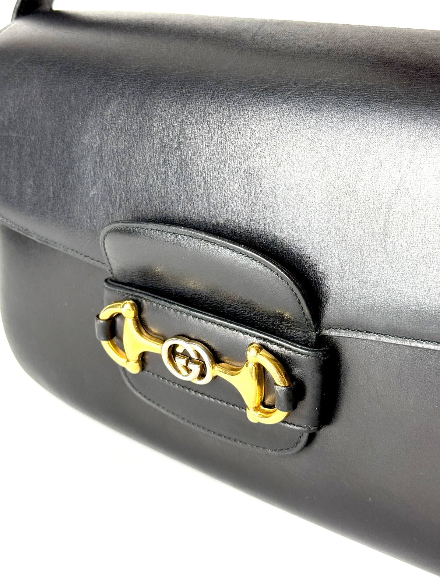 Gucci Interlocking Horsebit Shoulder Bag