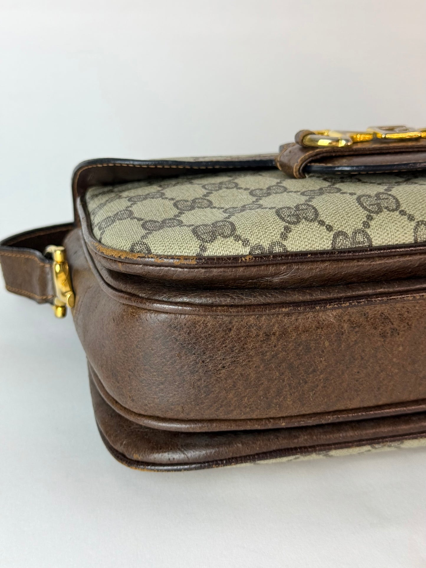 Gucci Horsebit 1955 GG Pattern Shoulder Bag
