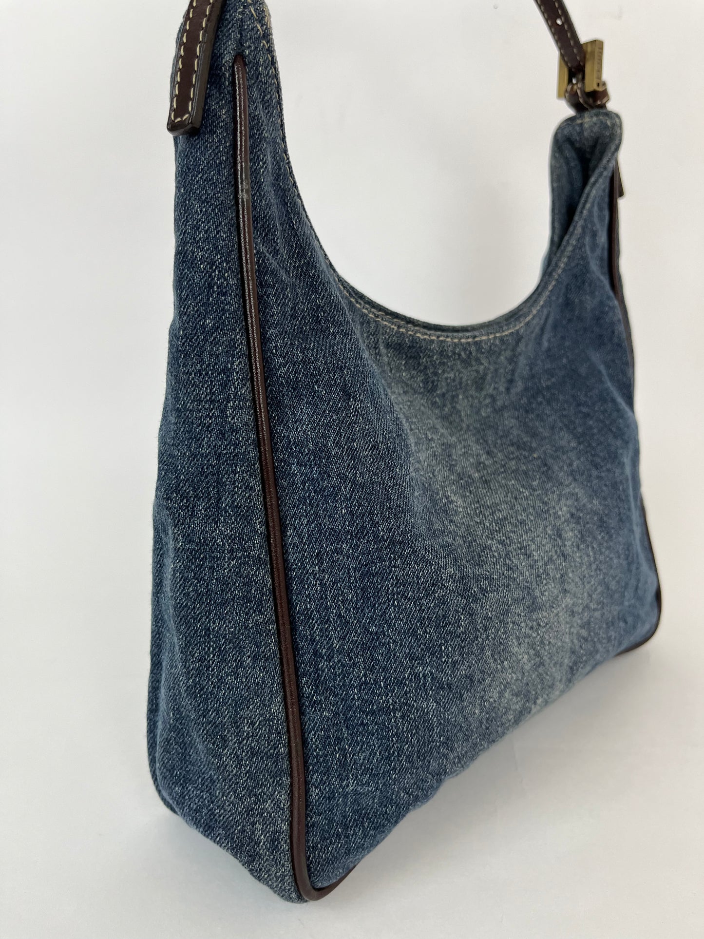 Fendi denim 8BR158 Shoulder Bag