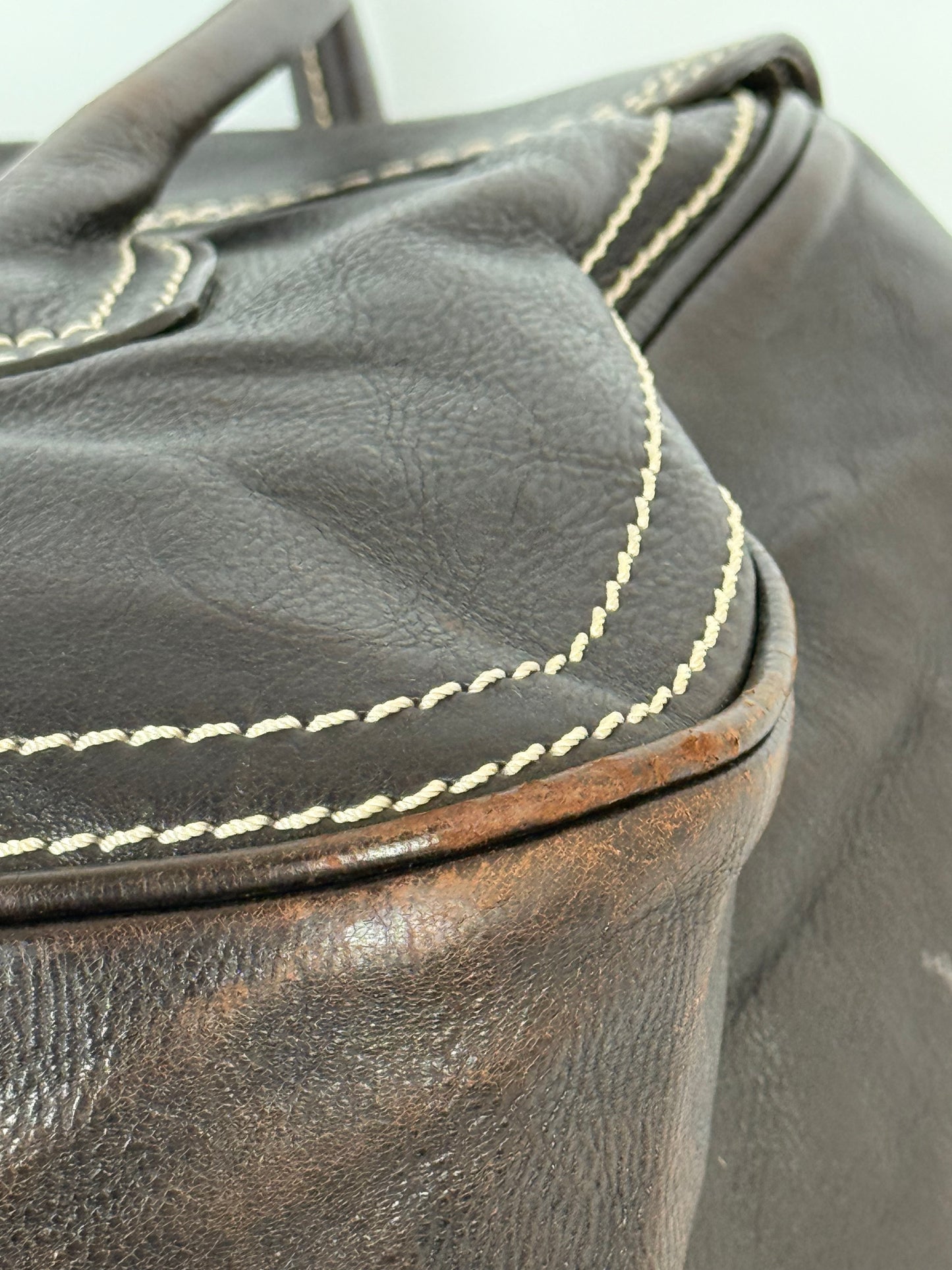 Celine Leather Shoulder Bag