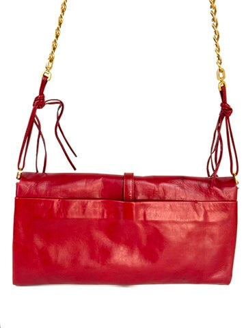 Prada Flap Calf Leather Bag