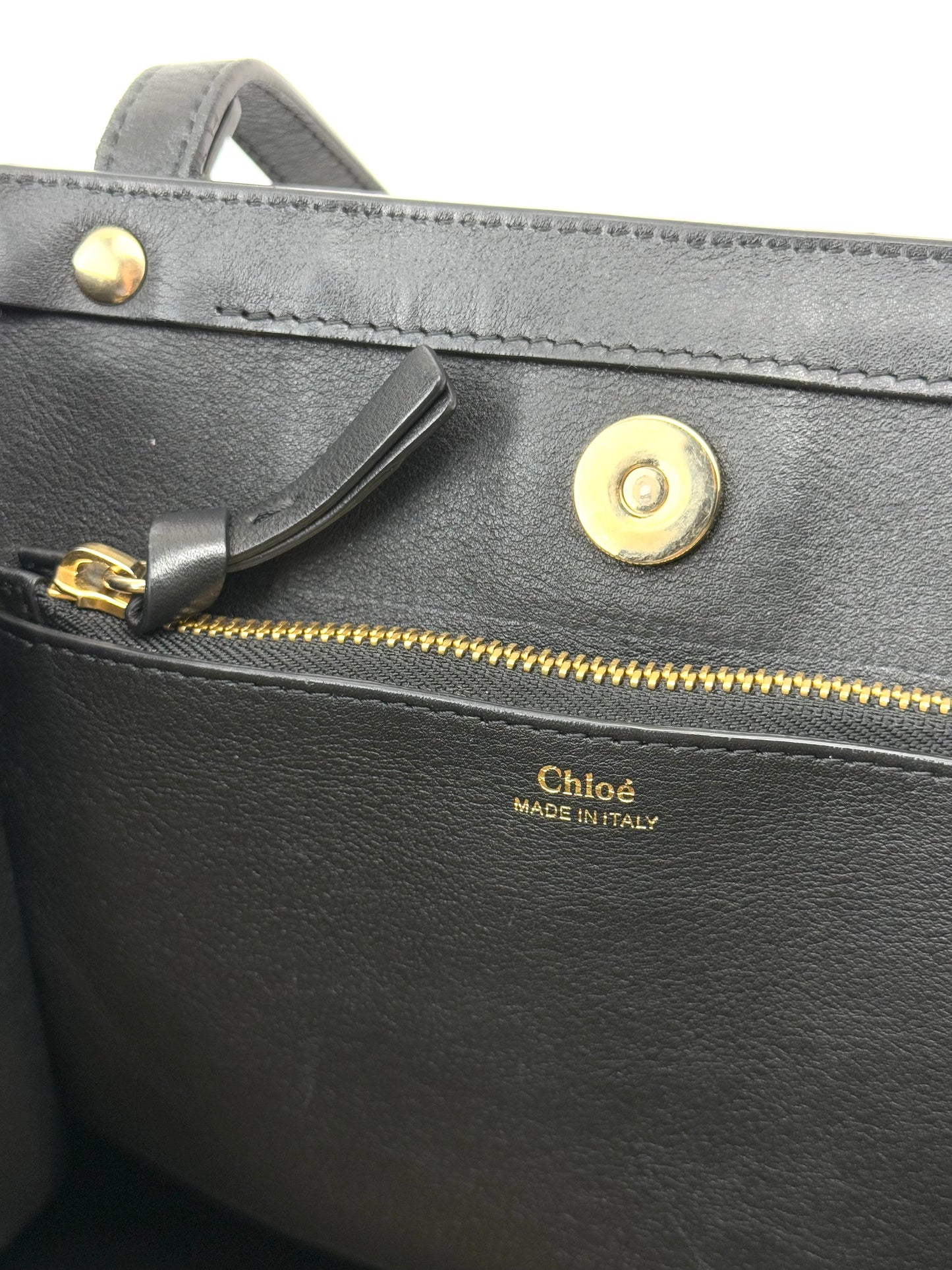 Chloé Faye Leather Tote Bag