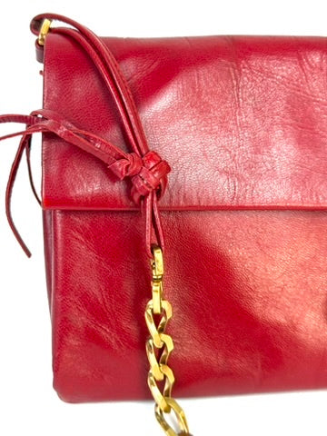 Prada Flap Calf Leather Bag