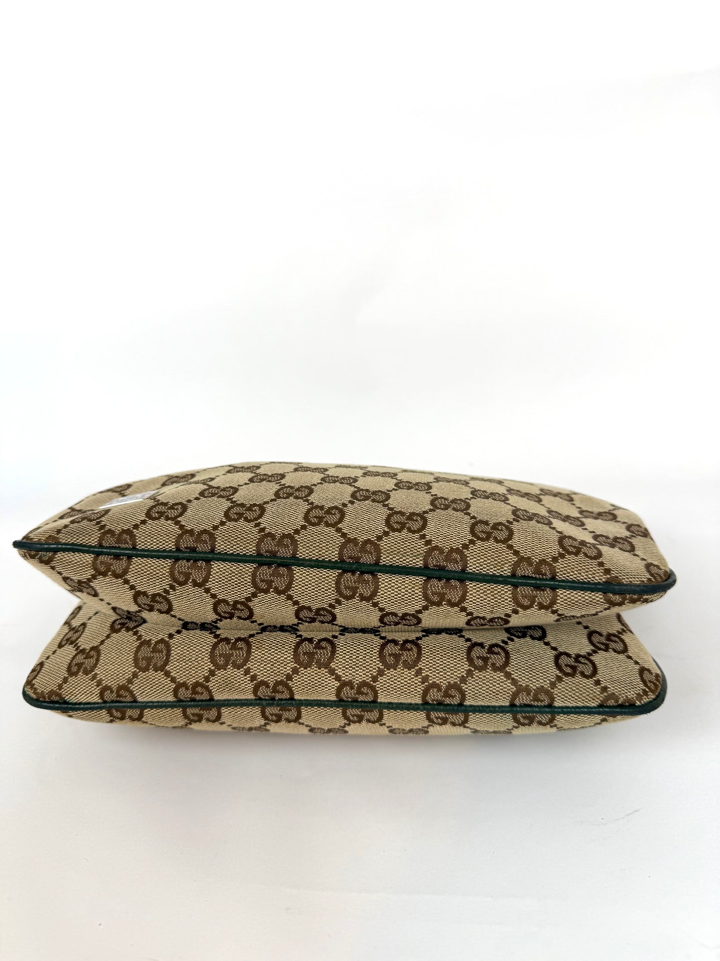 Gucci GG Canvas Web Baguette