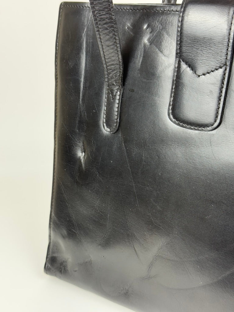 Celine Leather Tote Bag