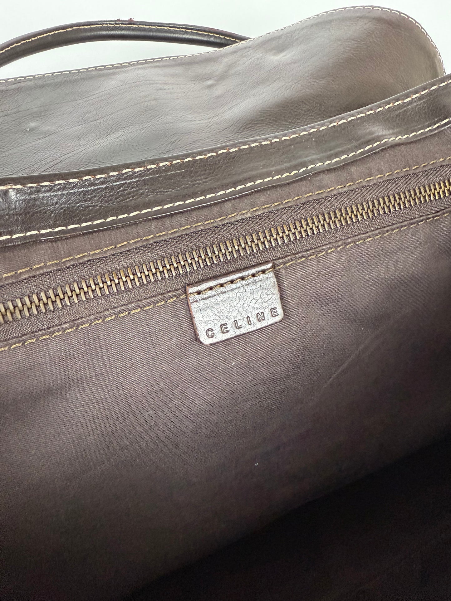Celine Leather Shoulder Bag