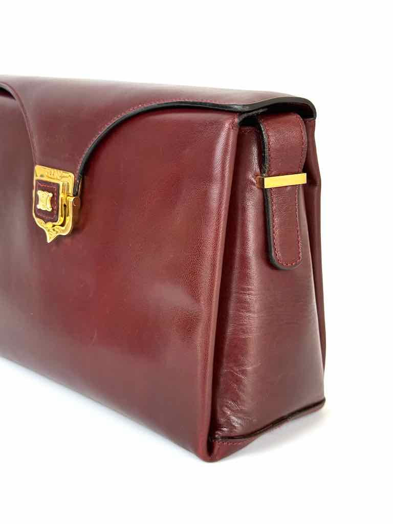 Celine Shoulder Bag in Bordeaux
