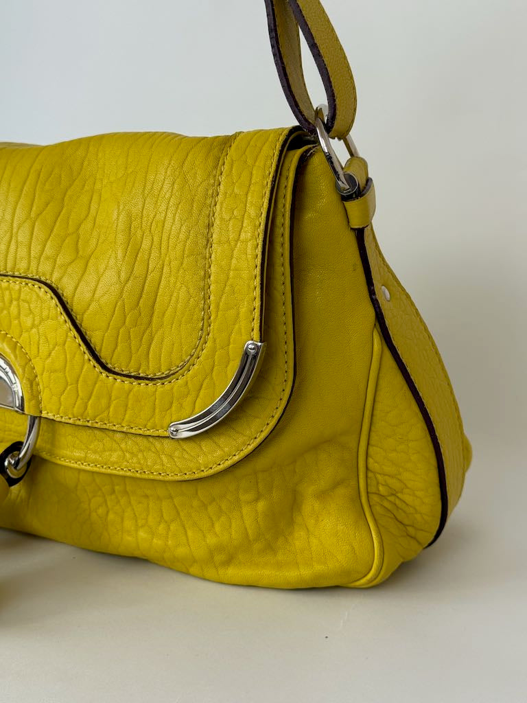 Celine Leather Shoulder Bag