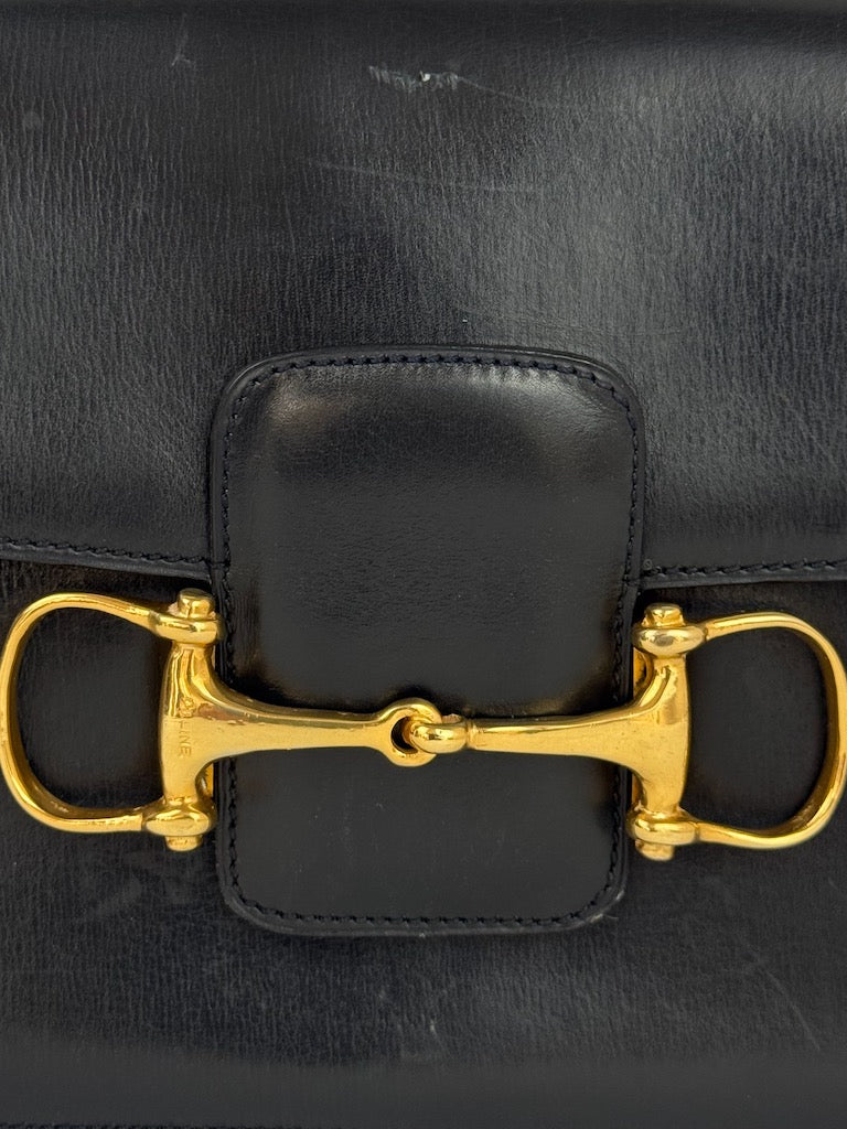 Celine Shoulder Bag with Horsebit hardware