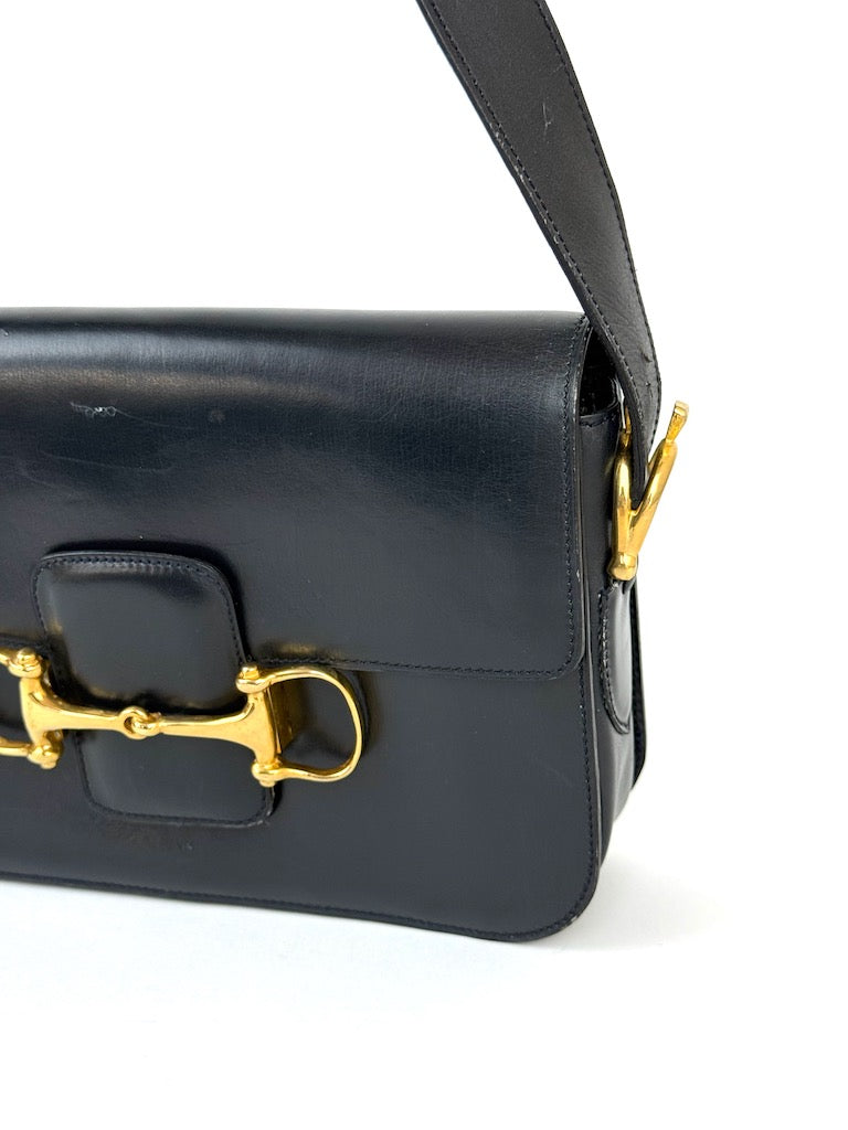 Celine Shoulder Bag with Horsebit hardware