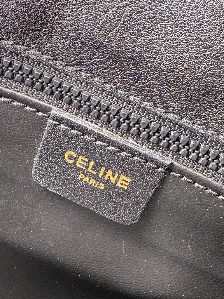 Celine Vintage Leather Pochette Crossbody