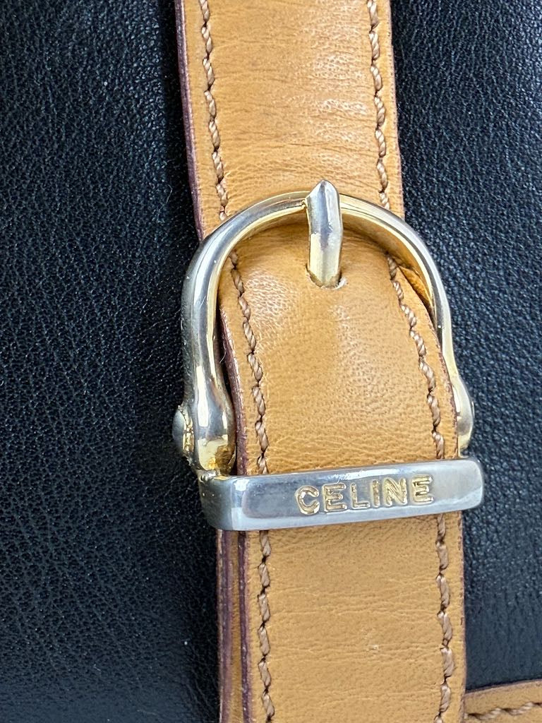 Celine Vintage Leather Pochette Crossbody