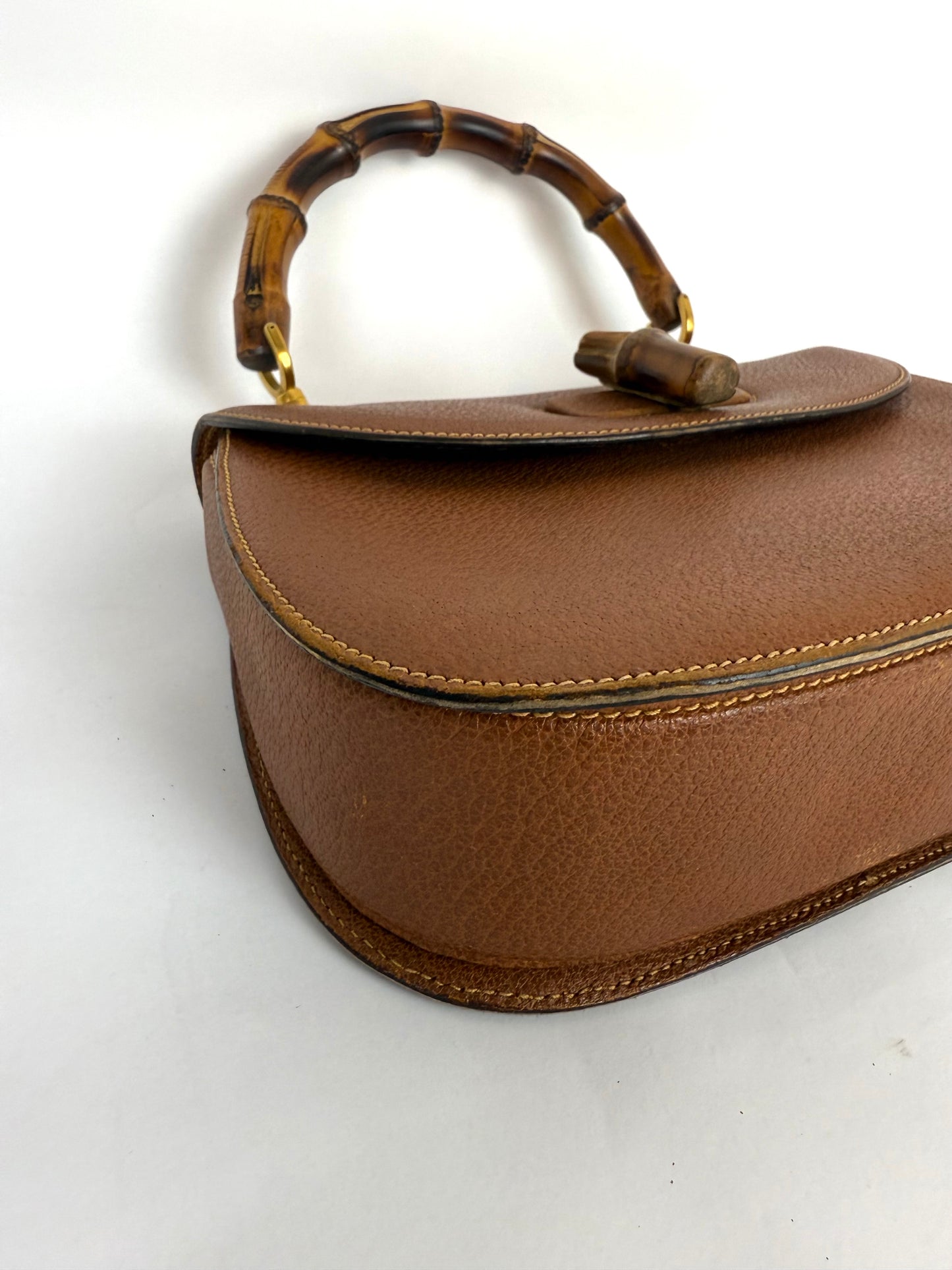 Gucci Bamboo Leather Handbag