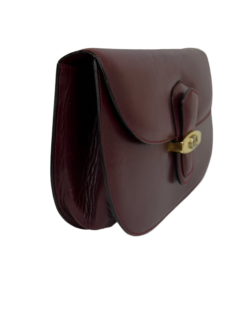 Gucci Vintage Clutch in Bordeaux