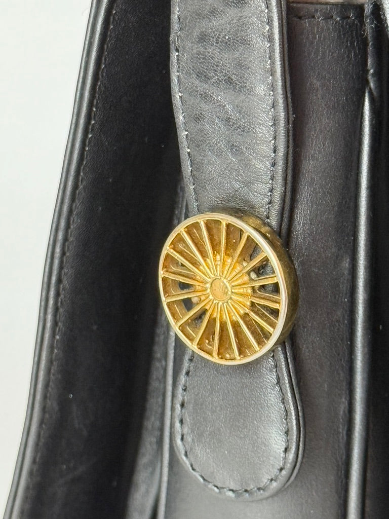 Celine Vintage Shoulder Bag with Horse Carriage Clasp