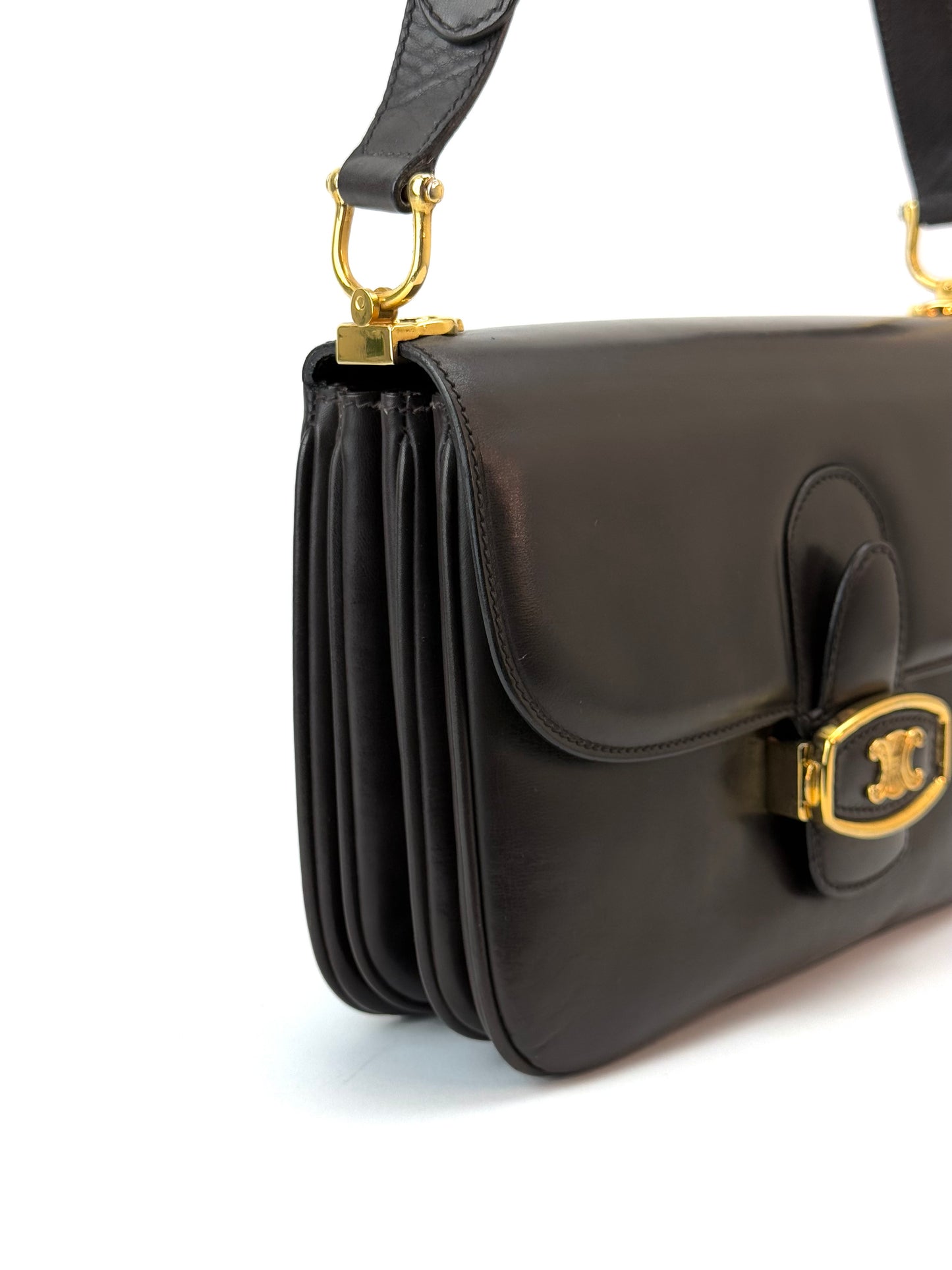 Celine Leather Triomphe Bag