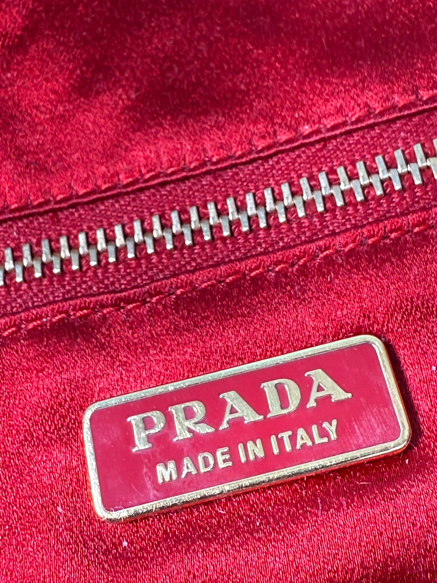 Prada Flap Calf Leather Bag