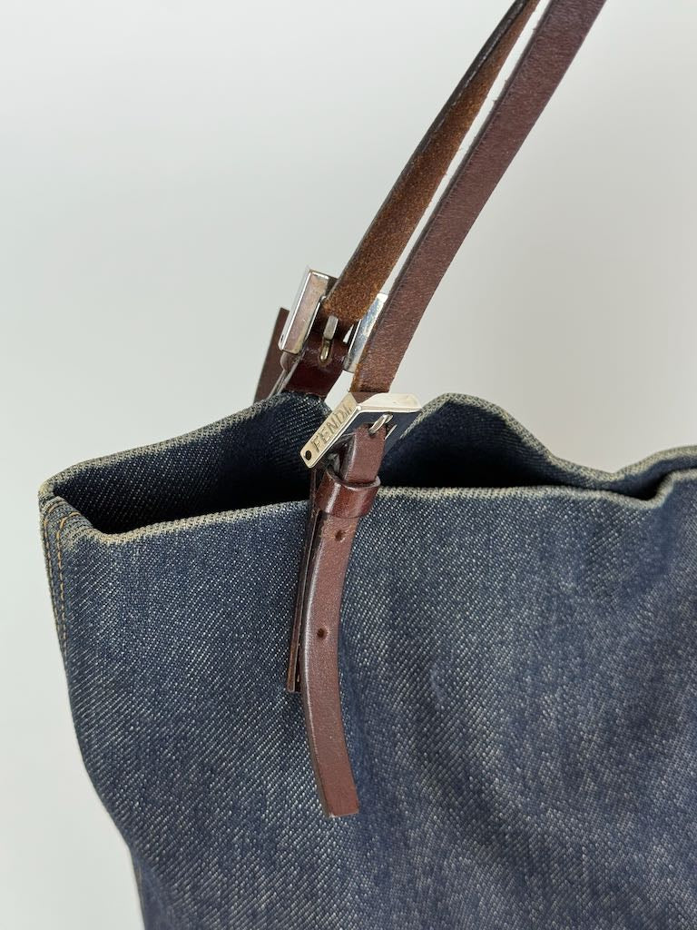 Fendi Denim Tote Bag