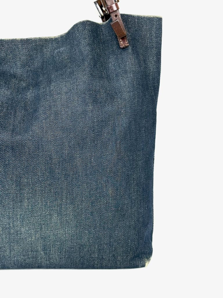 Fendi Denim Tote Bag