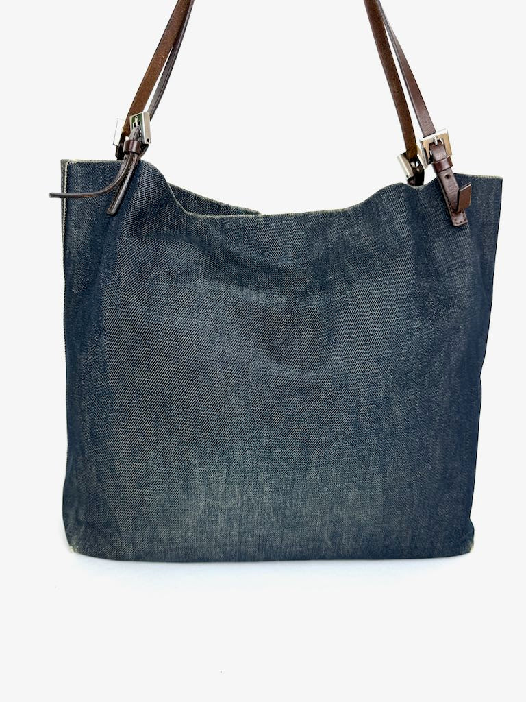 Fendi Denim Tote Bag