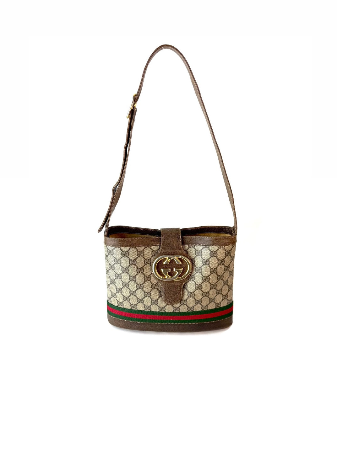 Gucci GG Supreme Sherry Line Shoulder Bag