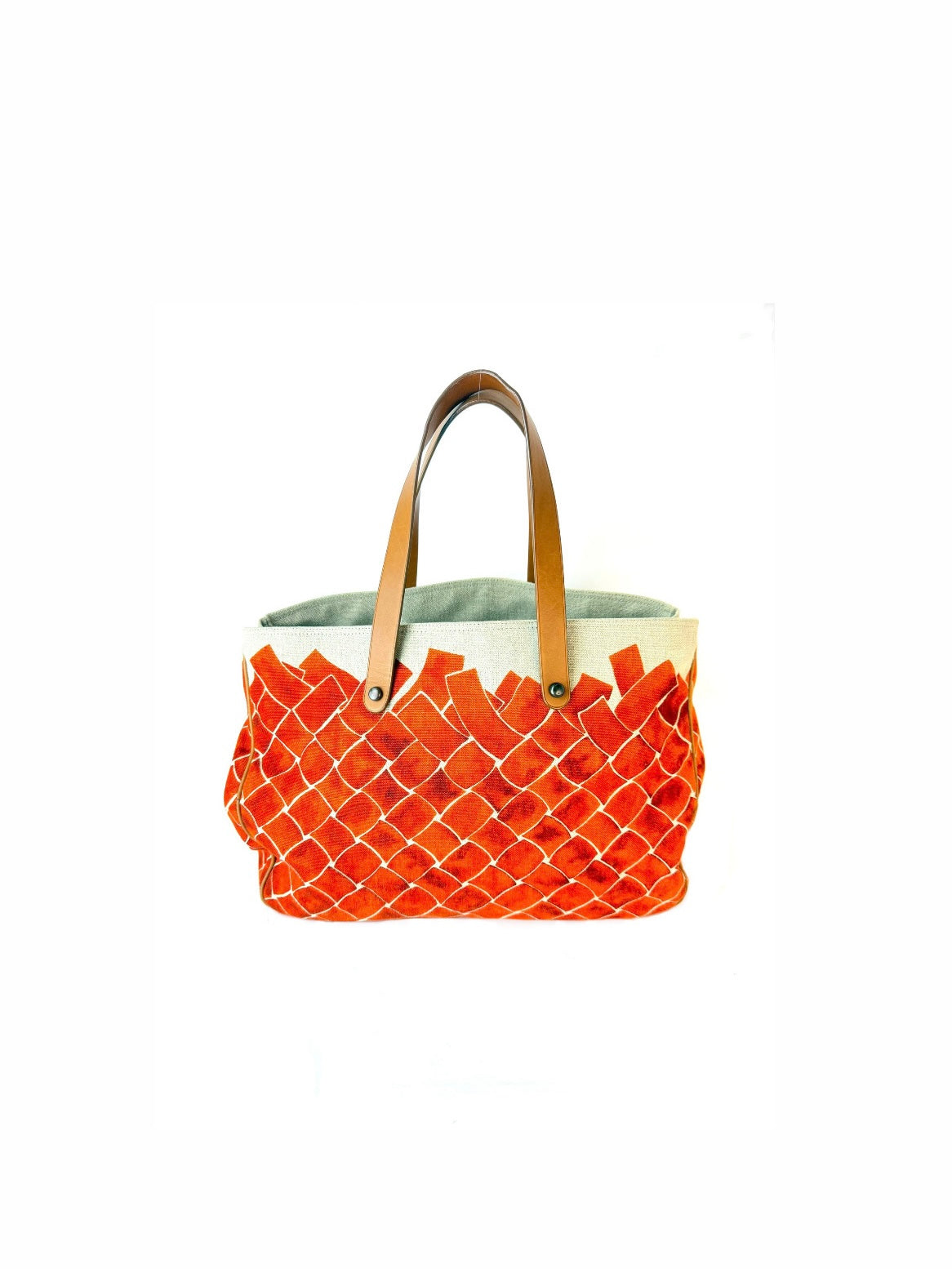 Bottega Veneta Intrecciato Print Tote Bag