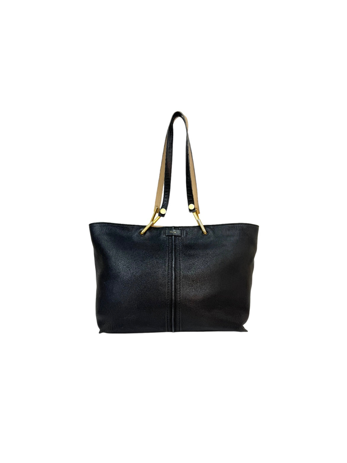 Chloé Black Kelly Leather Tote Bag