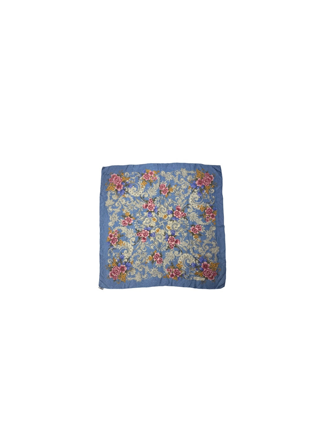 Yves Saint Laurent Silk Scarf with floral print