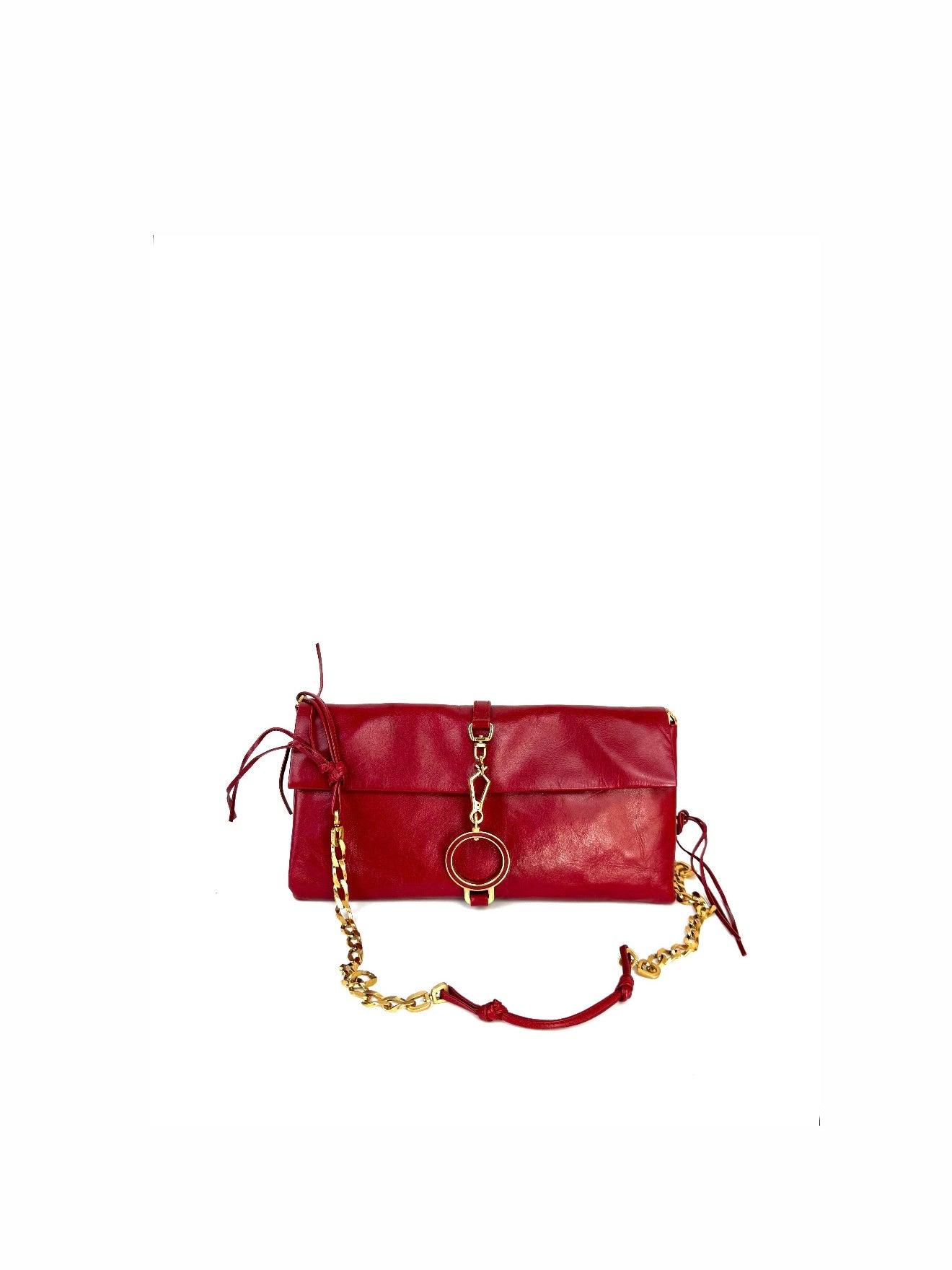 Prada Flap Calf Leather Bag
