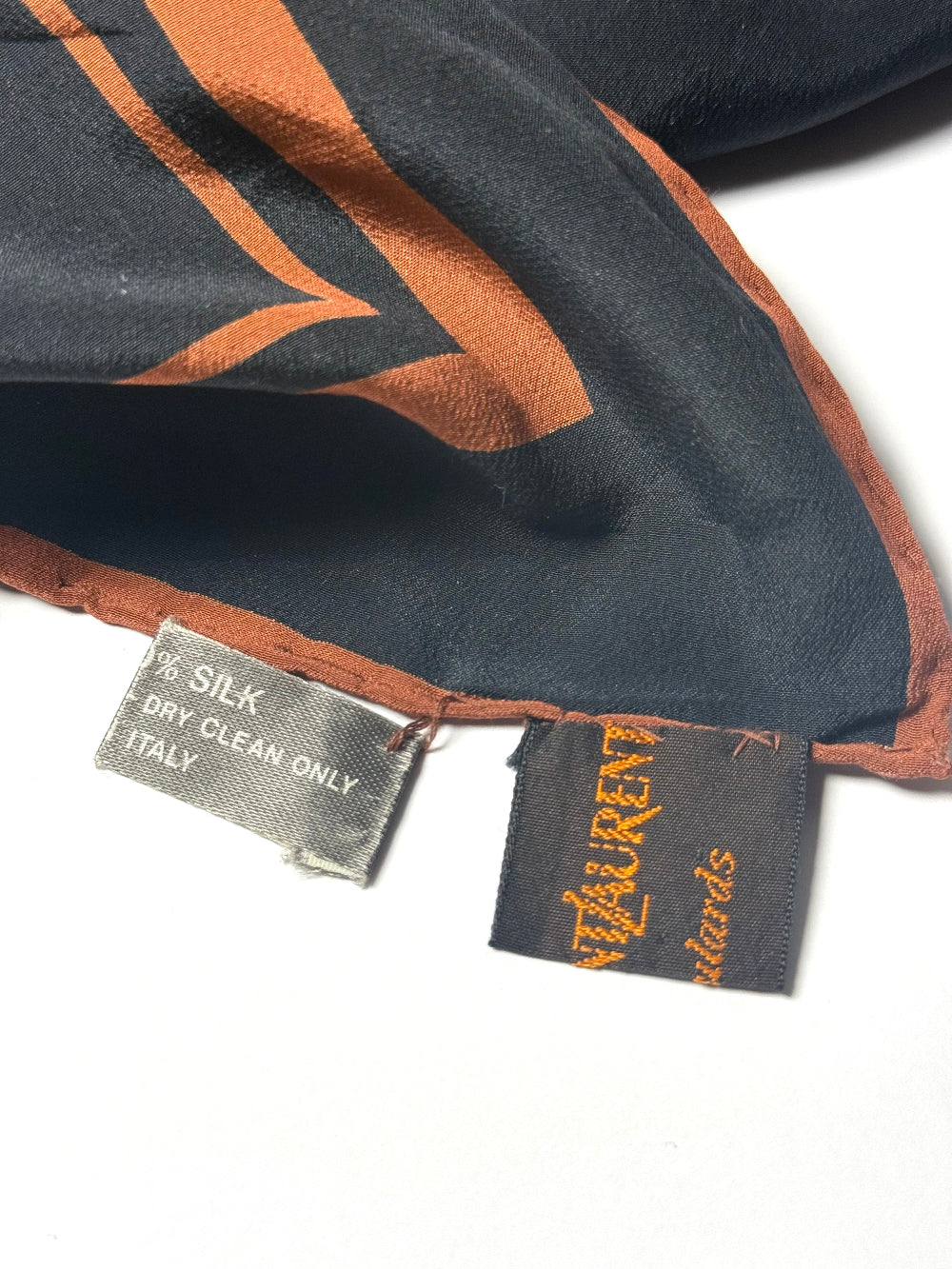 Yves Saint Laurent Silk Scarf with animal print