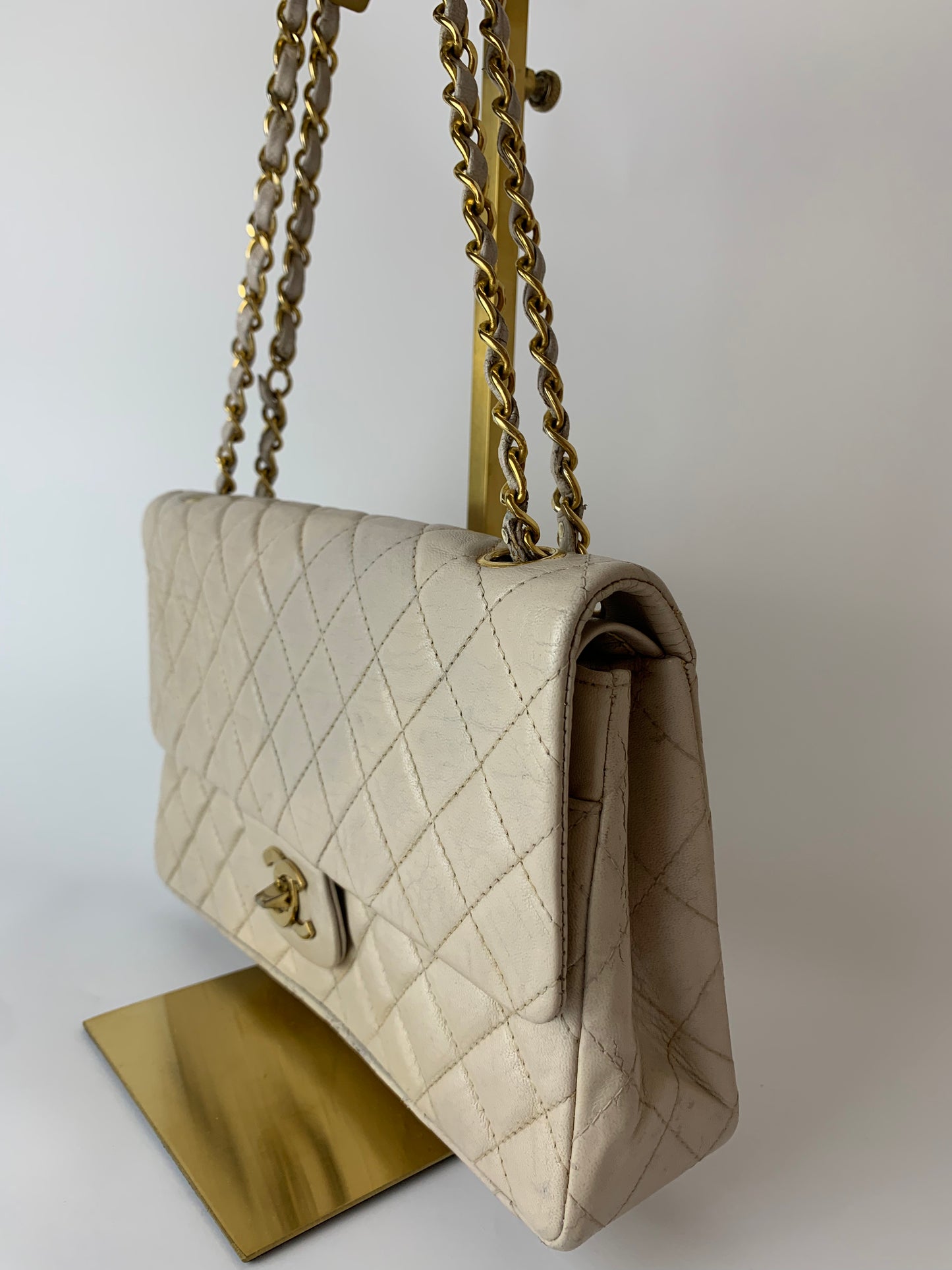 Chanel Matelasse Coco Mark Double Flap Shoulder Bag