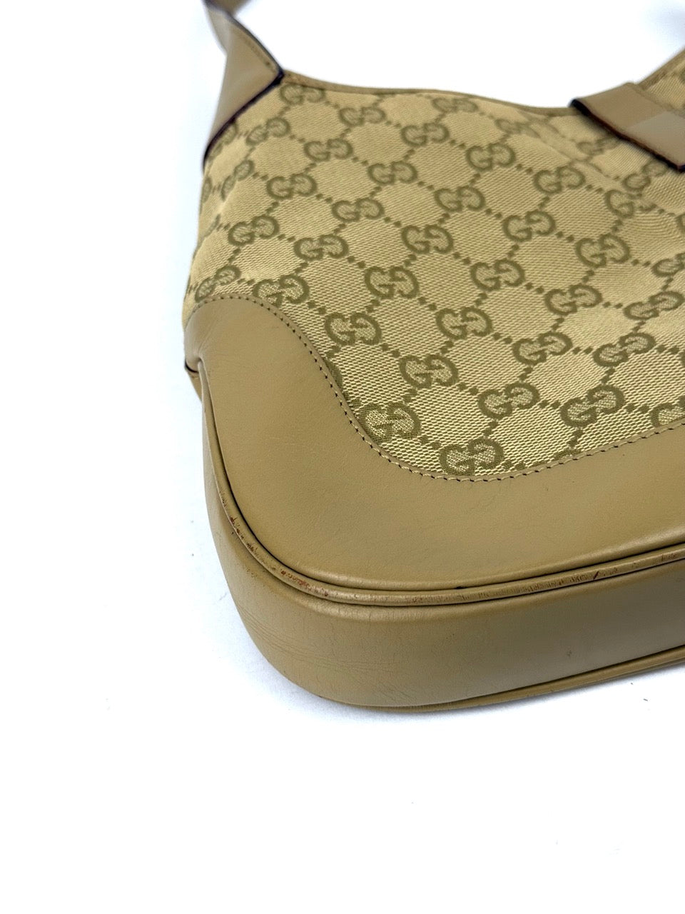 Gucci Jackie GG Beige Canvas