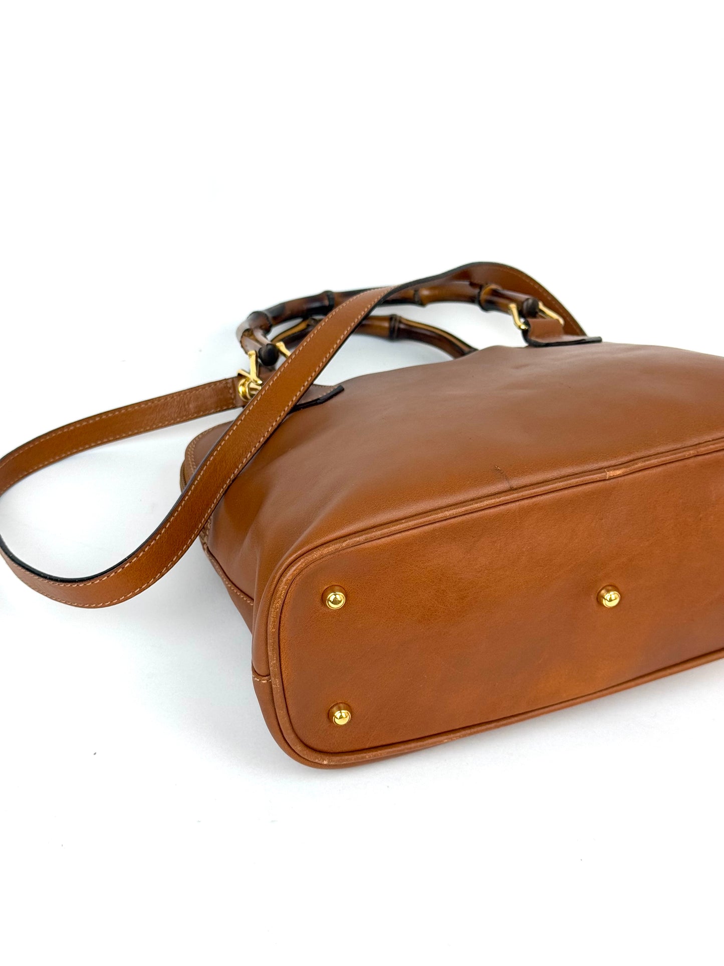 Gucci Bamboo Leather Handbag