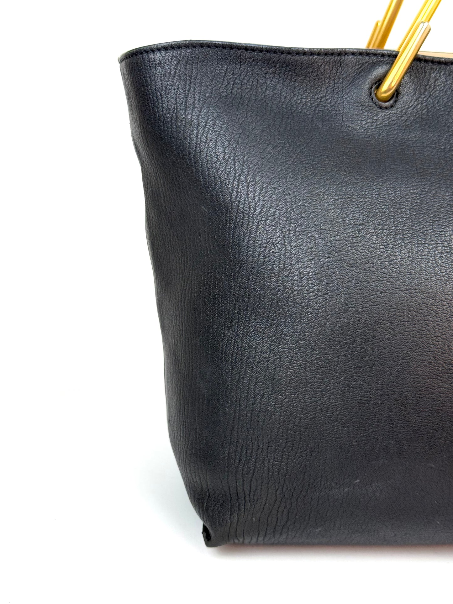 Chloé Black Kelly Leather Tote Bag