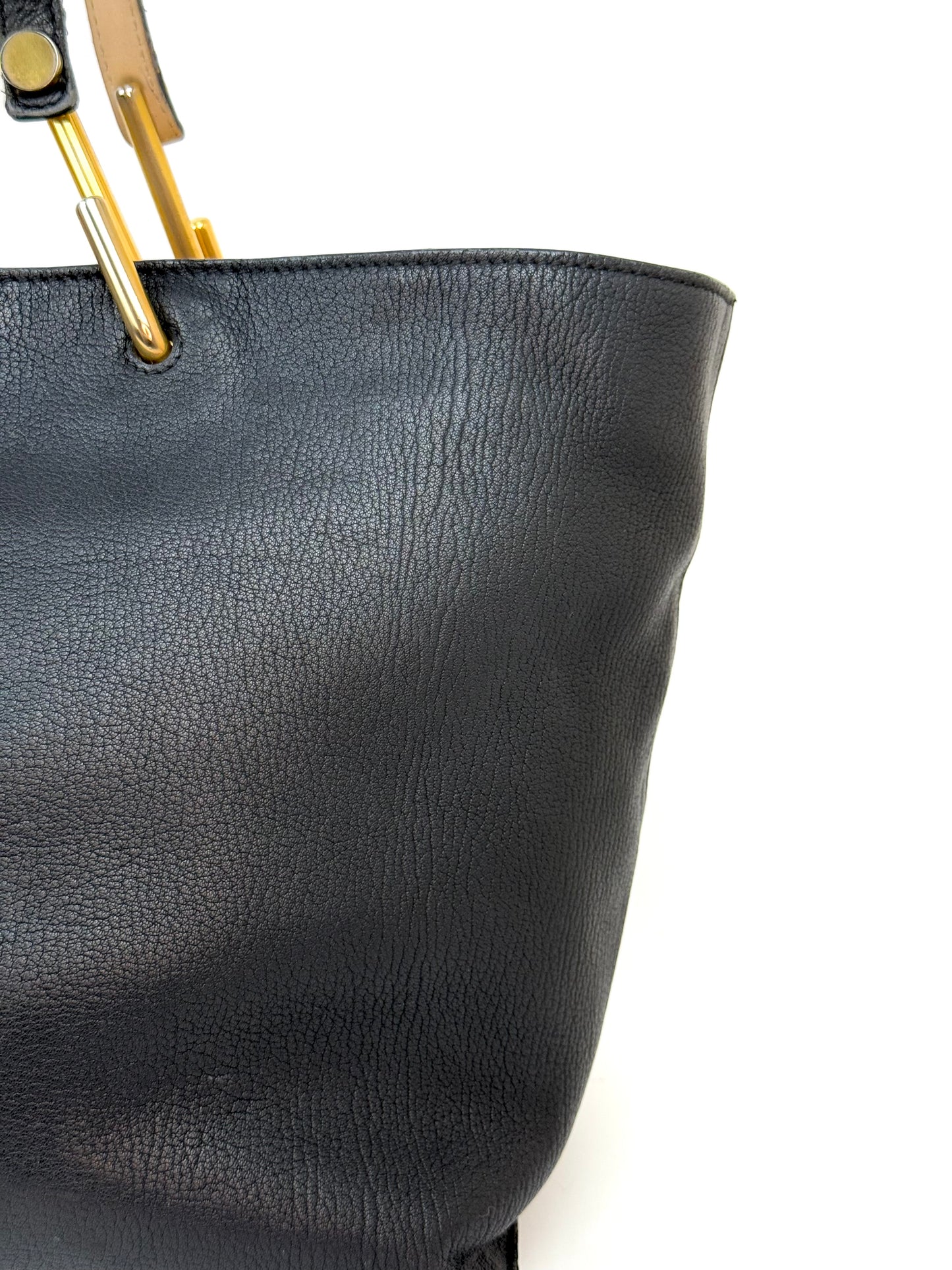 Chloé Black Kelly Leather Tote Bag