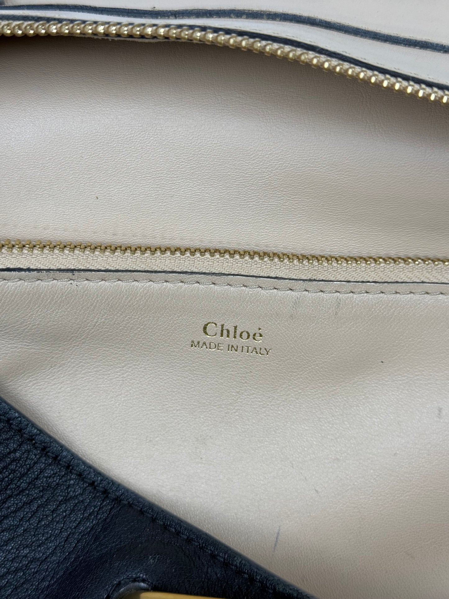 Chloé Black Kelly Leather Tote Bag