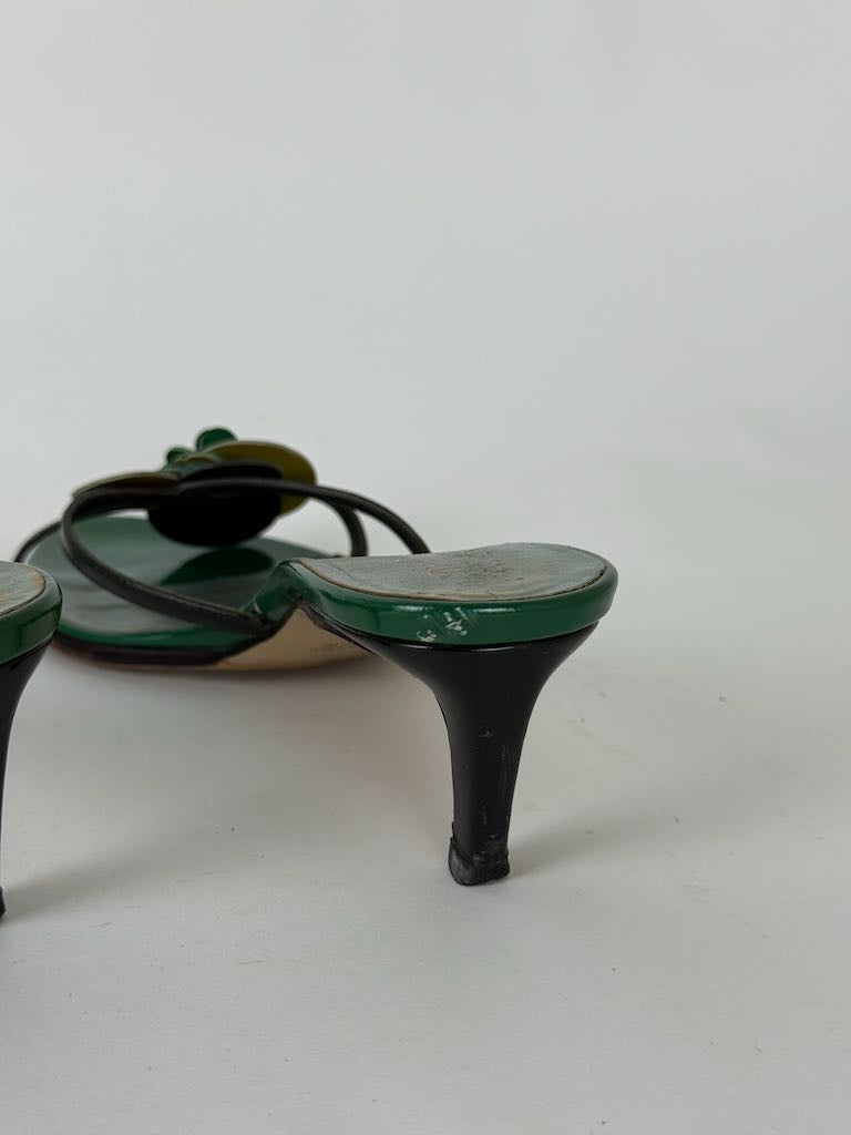 Miu Miu sandals in green - size 35