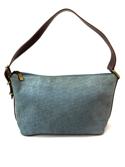Celine Macadam Suede Leather Bag