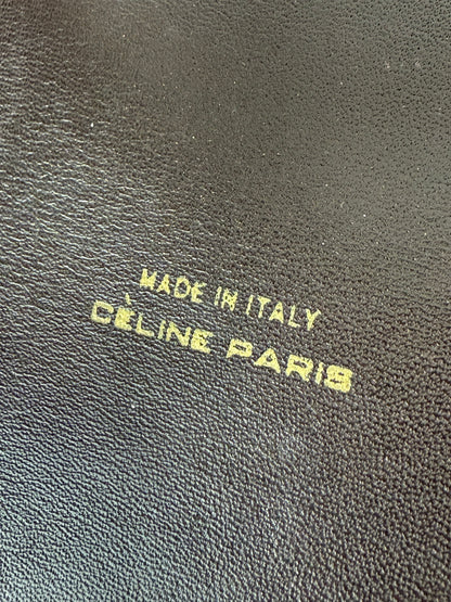 Celine Shoulder Bag with Horse Carriage Metal Fittings (C Sulky)